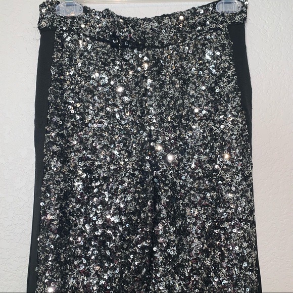 NEW $169 Zara Silver Black Sequin Dress Pants Limited Edition 2674/100 XS Small - Picture 12 of 16